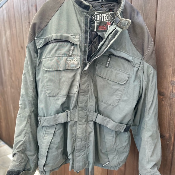 Men's Gray Tourmaster Biker Jacket - Picture 2 of 5
